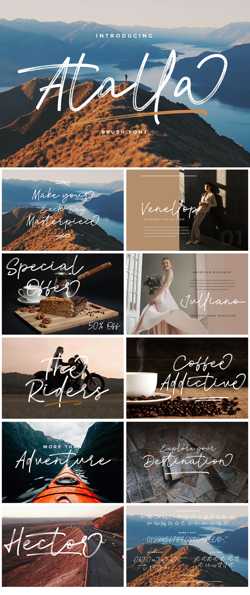 Download Atalla font | fontsme.com