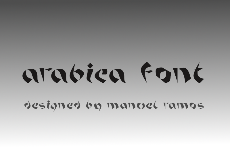 Download Arabica arabic font | fontsme.com
