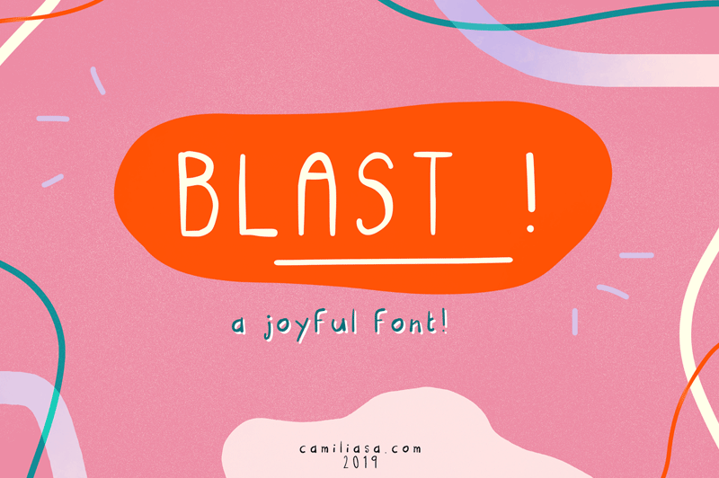Download Blast font | fontsme.com