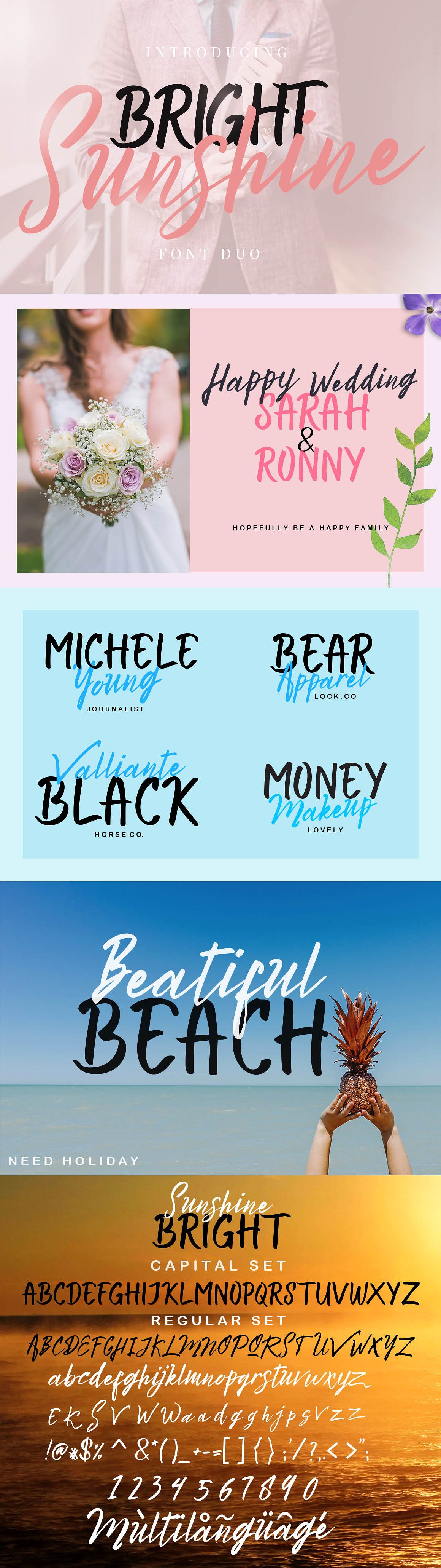 Download Bright Sunshine Demo font | fontsme.com