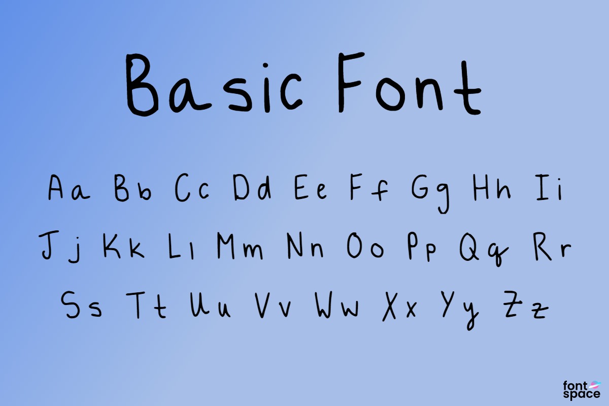 Download Basic Font font | fontsme.com