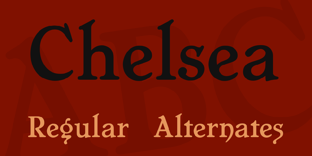 Download Chelsea font | fontsme.com