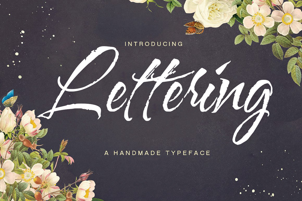 Available Font Lettering Download Lettering font | fontsme.com
