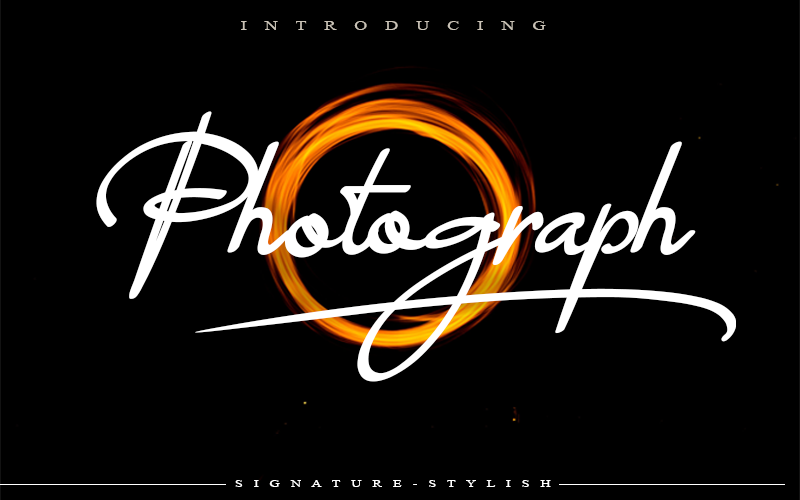 Photo Font Design Download Photograph font | fontsme.com