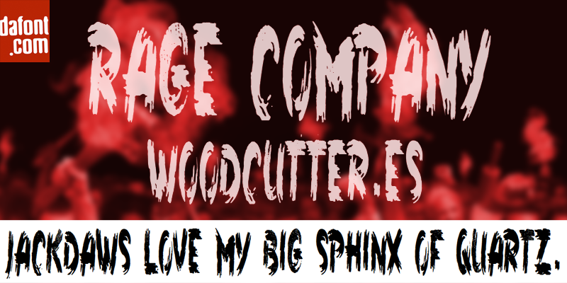 Download Rage Company font | fontsme.com