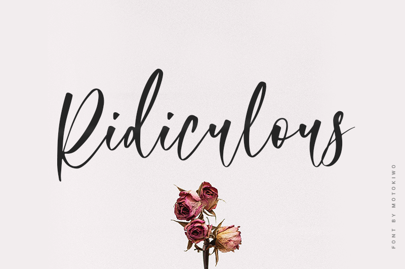 Download Ridiculous calligraphy font | fontsme.com