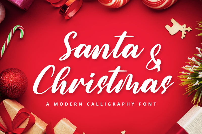 Download Santa & Christmas font | fontsme.com