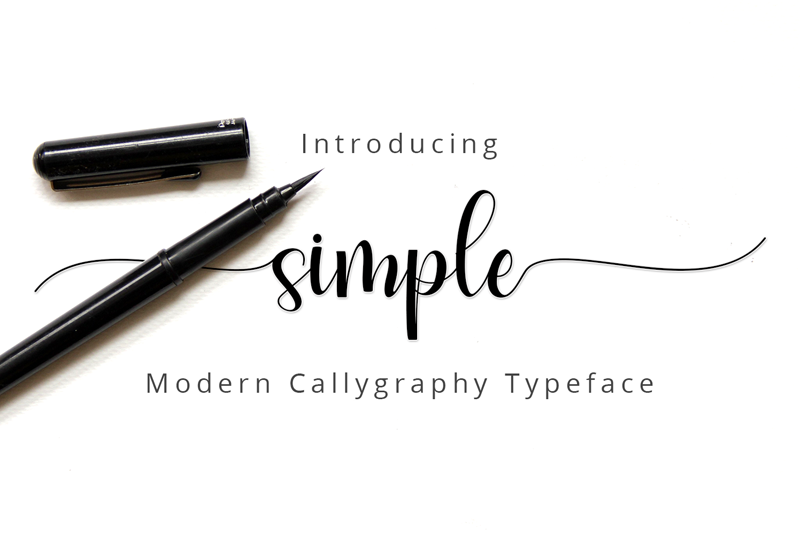 Simple Script Font Examples Download Simple Script font | fontsme.com
