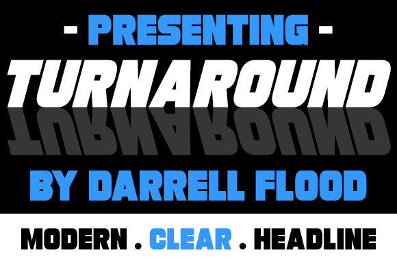 Turnaround Lettering Download Turnaround font | fontsme.com