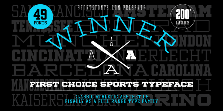 Download Winner font | fontsme.com